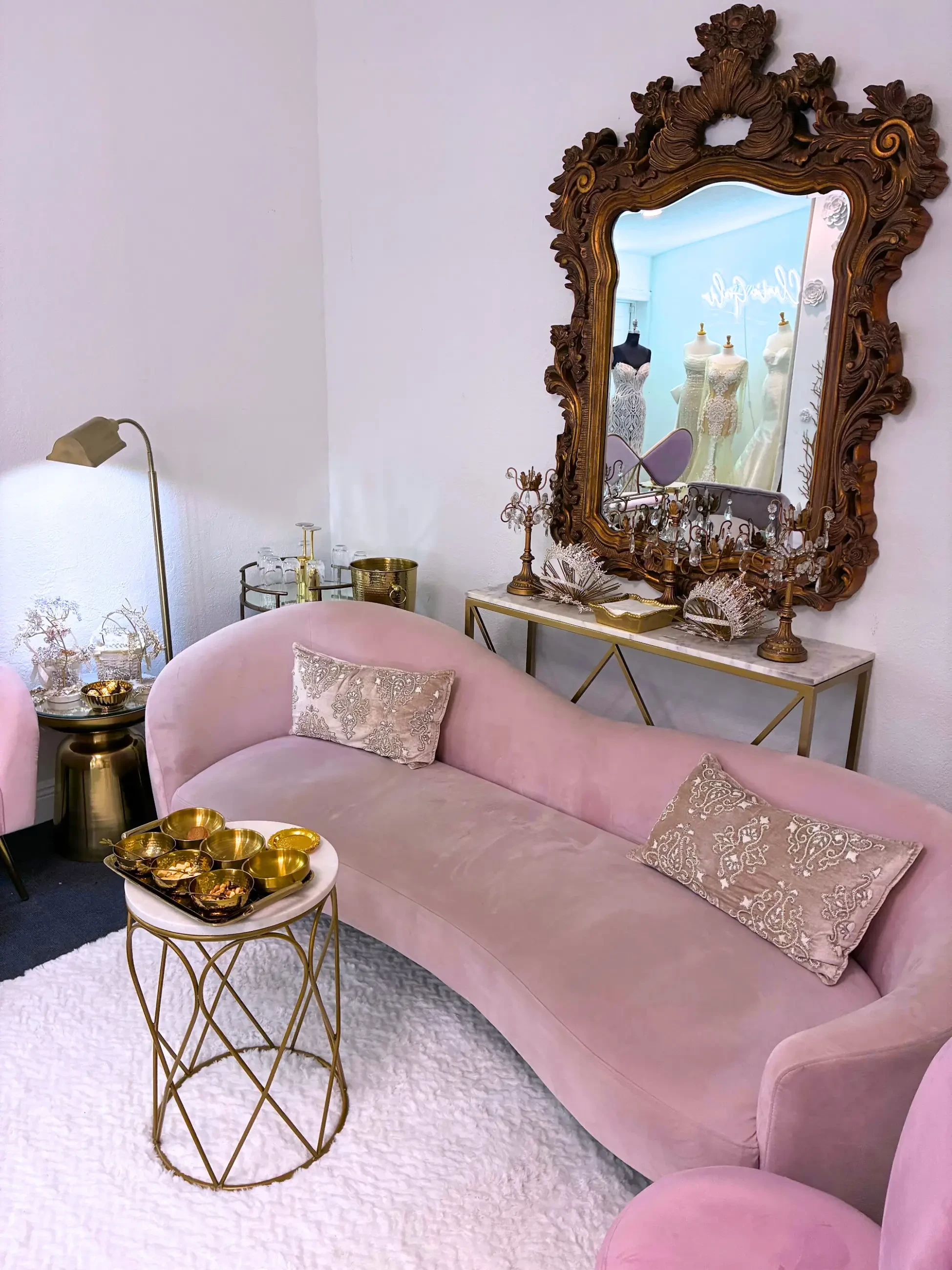 claudia giraldo bridal house interior