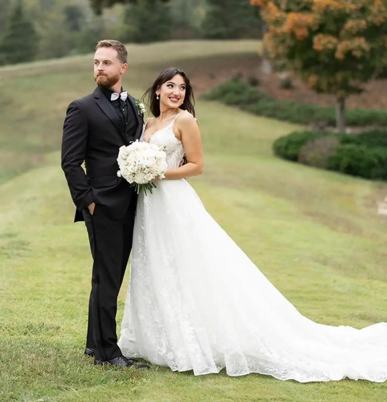 Designer Claudia Giraldo Real Bride Image